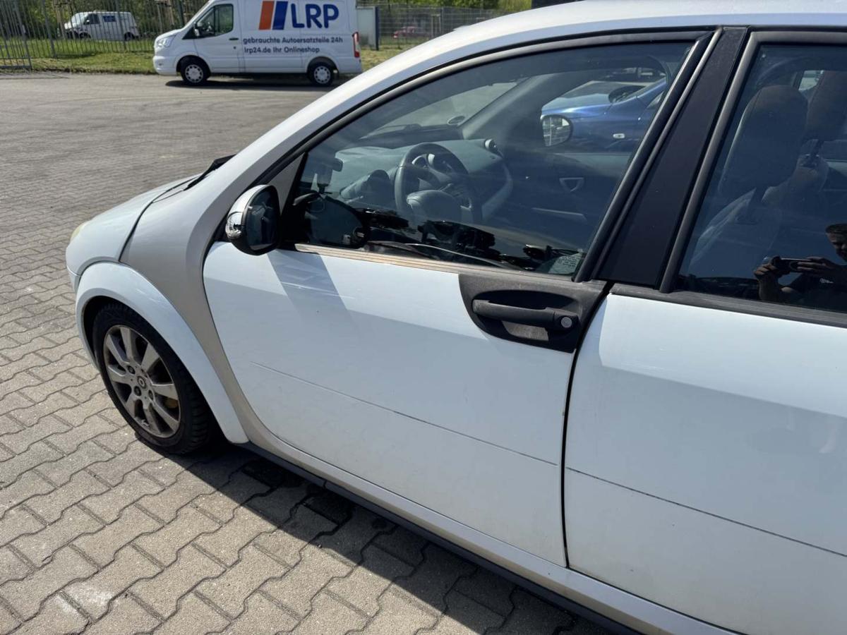 Smart ForFour 454 original T&uuml;r vorn links Ice White Rohbau Bj.2006